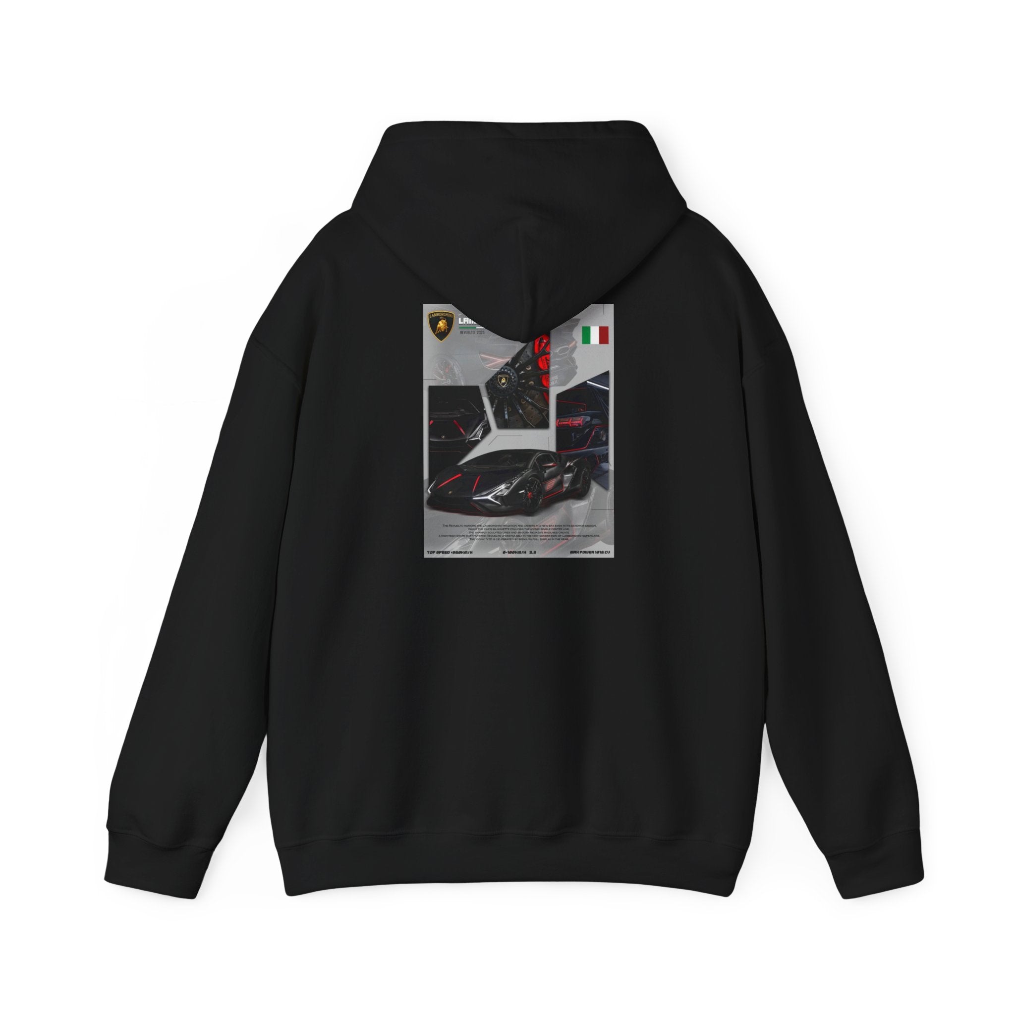 Black Lamborghini Hoodie