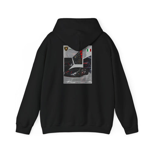 Black Lamborghini Hoodie