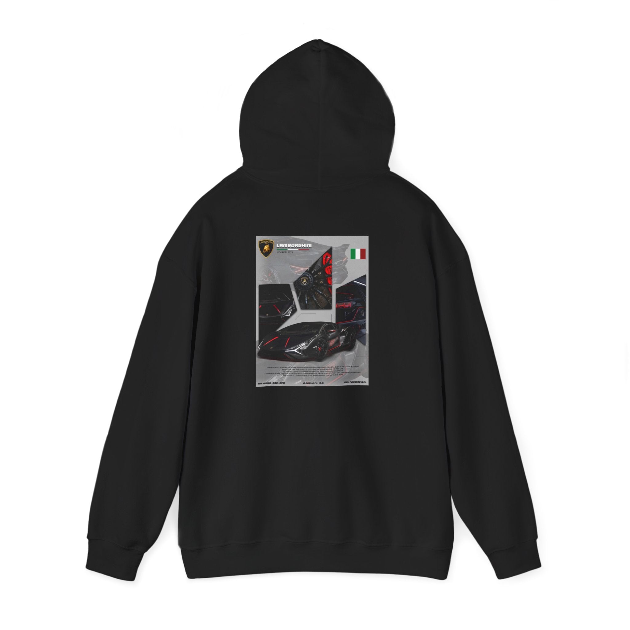 Black Lamborghini Hoodie